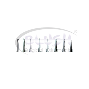 Juego de 8 Elevadores Dentales de Acero Inoxidable, Rectos y Curvos, para Extracción de Hueso y Tejido, Instrumento de Cirugía General de Alta Precisión - Product Image 6