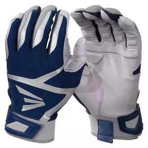 High Quality Customizable Soft Cabretta Leather Baseball Gloves Breathable Comfortable Pink <b>Blue</b> Batting Gloves Custom Fit 2026 - Product Image 5