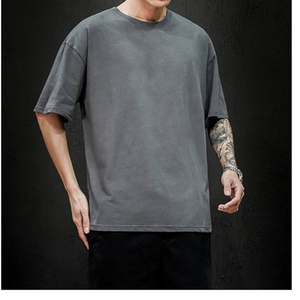 T-shirt personnalisé tie-dye en spirale 100% coton, coupe oversize, streetwear décontracté unisexe, tee-shirt d'été, vente en gros - Product Image 5