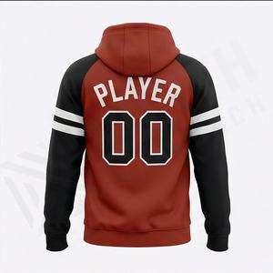 เสื้อฮู้ดดี้ผ้าฝ้ายหนาน้ำหนักมากทรงโอเวอร์ไซส์ สไตล์พูลโอเวอร์ สำหรับผู้ชาย ผู้ผลิตเสื้อผ้า รับออกแบบโลโก้ตามสั่ง เสื้อฮู้ดดี้สีพื้นสำหรับฤดูหนาว - Product Image 2