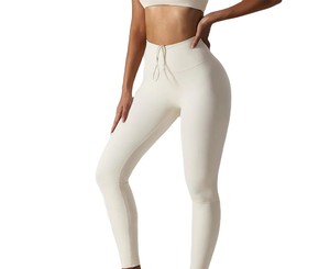 Leggings pour femmes fabriqués au Pakistan, vêtements de sport pour le yoga, leggings en spandex respirants, anti-transpiration, séchage rapide - Product Image 6