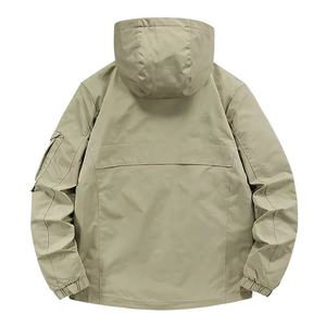 Coupe-vent Prix favorable nouveau design Hommes Extérieur Respirant Course à pied Randonnée Pluie Léger Imperméable Veste avec capuche - Product Image 3