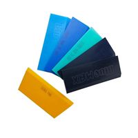 Qili voiture emballage outils bleu Max raclette sans poignée nervurée PP plastique Auto verre teinté outil et grattoir à glace voiture vinyle Wrap eau grattoir