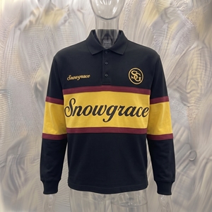 เสื้อยืดแขนสั้น Snowgrace คอวี ทรงหลวม ใส่ได้ทั้งชายหญิง ผ้าเจอร์ซีย์ ระบายอากาศดี ปักลาย เหมาะสำหรับฤดูร้อน - Product Image 3