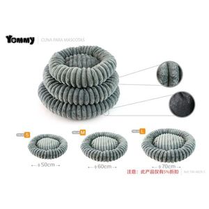 Yommy Pet Bed Round Nest 50cm 60cm 70cm Soft <b>Plush</b> Dog <b>Cat</b> Bed - Product Image 4