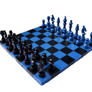 FAIZA CRAFT Luxury Resin <b>Chess</b> <b>Set</b> Custom Epoxy Board Game Eco-Friendly Handmade High Quality Personalized Rose Gold White Gift - Product Image 1