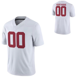 Maillot de football imprimé par sublimation, respirant, en mesh, manches courtes, col en V, vêtements de sport pour adultes - Product Image 5