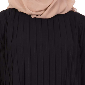 Abaya personnalisée pour femmes avec tissu de luxe, coupe moderne, manches longues et options de couleurs personnalisées pour vêtements modestes - Product Image 5