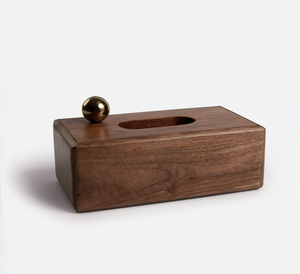 Luxury Leather <b>Tissue</b> Box Cover with Wooden Lid Rectangle Napkin Holder Decorative Facial <b>Tissue</b> Case for Hotel Home - Product Image 4
