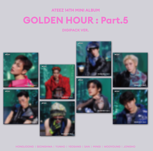 ATEEZ 14º Mini Álbum GOLDEN HOUR Part.5 (DIGIPACK) CD de Música K-Pop (Plástico, Idioma Coreano, Para Todas las Edades) - Product Image 1