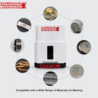 Machine de marquage laser à fibre portable SUPERWAVE 20W 30W 50W, graveur laser à fibre Raycus pour métal, bijoux, plastique