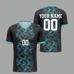 เสื้อฟุตบอลสโมสรชายแบบสั่งทำคุณภาพ OEM แขนสั้น พิมพ์ลายแบบซับลิเมชั่น ระบายอากาศได้ดี ป้องกันรังสียูวี - Product Image 5