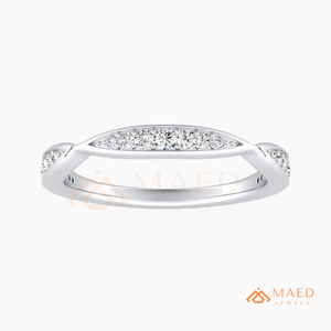 925 Sterling Silver Pavé Moissanite Ring Lab Grown Diamond Wedding Band Fine Jewelry Anniversary Ring Women - Product Image 6