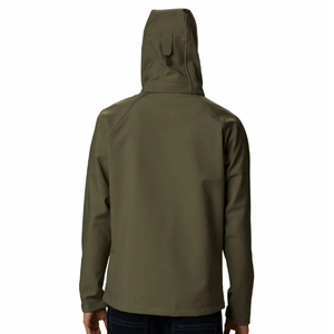 Men's Premium Quality Coated Hooded Winter <b>Jacket</b> Water Resistant Soft Shell Full Zipper Lower Front Pockets - Product Image 2