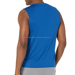 <b>Mens</b> Plus Size Bodybuilding Tank Tops <b>Slim</b> Fit Breathable Mesh Sports Vest Printed Fitness Sleeveless Singlets Knitted Weaving - Product Image 5