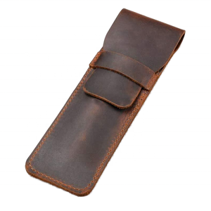 Carnet de notes A5 en cuir véritable Crazy Horse, journal de voyage vintage, bloc-notes pliable pour prise de notes, cadeau, 400 feuilles - Product Image 4