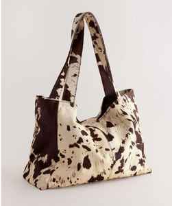 Sac fourre-tout de luxe en cuir véritable avec broderie et fermeture éclair unie, sac à main tendance pour femme LHTB-0019 - Product Image 2