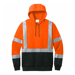 High Visibility Hoodie Safety Work Wear For Men Construction Road Industrial Outdoor Workers Durable Warm Custom Logo - Product Image 5