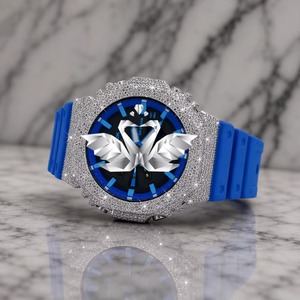 Reloj de Diamantes Moissanite de la Mejor Calidad, Directo de Fábrica, Color VVS D, Reloj de Lujo Estilo Hip Hop con Diseño Personalizado en Venta - Product Image 4