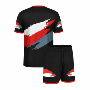 Conjunto de Camiseta de Fútbol para Equipo, Impresión Sublimada, Absorbe la Humedad, Unisex, Adulto, Manga Corta, Corte Atlético, para Todas las Temporadas - Product Image 2