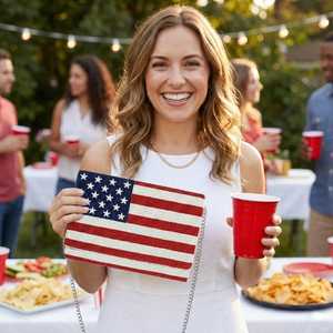 Bolso de Hombro de Cristal con Cuentas Hecho a Mano MS, Regalo de Boda, Cartera de Mano, Bolso Artesanal Moderno y Colorido, Color Personalizable - Product Image 4