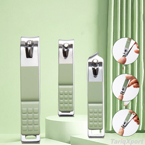 Kit de manucure de luxe durable avec logo personnalisé, 18 pièces en acier inoxydable, ciseaux à cuticules, ciseaux à sourcils, coupe-ongles, étui, pour adolescents et personnes âgées - Product Image 3