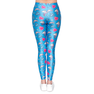 Stylish High-Waist Women's Active Comfort <b>Leggings</b> Fully Sublimation Designer Pants Solid <b>Pattern</b> Skinny <b>Leggings</b> for Ladies - Product Image 2
