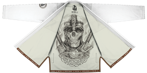 Kimono de BJJ Personalizado Blanco 100% Algodón para Adultos Unisex, Gi de Jiu Jitsu con Logotipo Bordado, Trajes de Jiu Jitsu Brasileño Duraderos de Corte Regular - Product Image 5