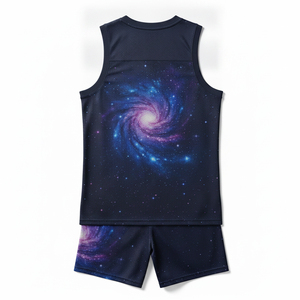 Sublimated basketball uniform custom logo numbers sublimated basketball training <b>shirts</b> set wholesale club team wear - Product Image 3