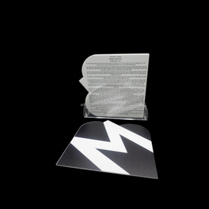 2025 nuevo modelo fabricado en fábrica personalizado acrílico judío Lucite soporte de Banco redondo conjunto de Base transparente - Product Image 6
