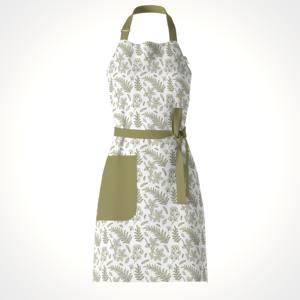 Delantal de Cocina de Algodón con Correa Ajustable y Bolsillo Frontal, Delantal de Cocina para Mujeres y Hombres - Product Image 3