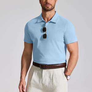 Chemises Polo Décontractées pour Hommes de Haute Qualité en Coton à Séchage Rapide avec Impression de Logo Personnalisé Couleurs Unies Chemise Durable Vente en Gros - Product Image 6