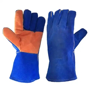 Cowhide Split Leather Industrial Safety Gloves <b>Fire</b> Proof Welding Work Gloves for Welder Industrial Work Protection - Product Image 5