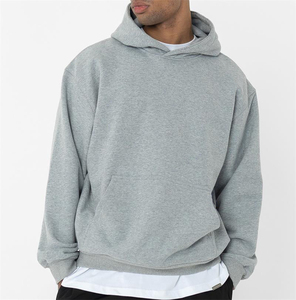Sudaderas con Capucha de Alta Calidad, Lisas, de Felpa, con Hombros Caídos, para Hombre, de Algodón, al por Mayor, con Impresión y Bordado Personalizados - Product Image 5