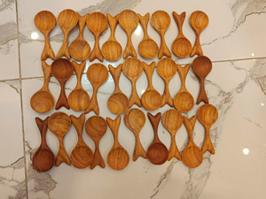 Cuchara de Cocina de Madera Premium, Vajilla de Madera Natural, Grabado Personalizado, Proveedor OEM de Exportación de Vietnam - Product Image 5