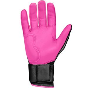 Guantes de Bateo de Béisbol Ajustables, Antideslizantes, con Palma de Cuero, Guantes Deportivos de Entrenamiento para Práctica de Bateo - Product Image 5