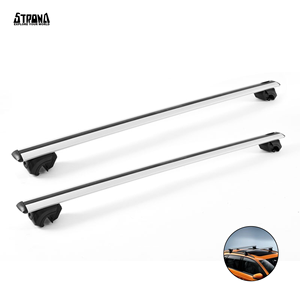Portaequipajes de aluminio para techo de coche Taiwan Vehicle-enhanced RMS1-7, perfecto para transportar equipaje en el techo para vacaciones familiares. - Product Image 1