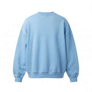Men's Crew Neck Pullover <b>Sweat</b> Shirts Casual 100% Polyester Fleece Baggy Loose Fit 340GSM Winter Street Wear <b>Sweat</b> Shirts Men - Product Image 2