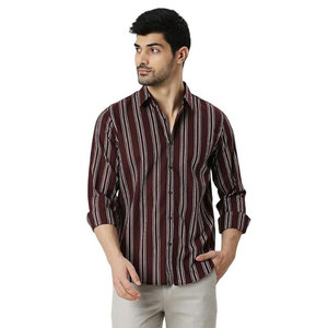 Camisa a cuadros negra de manga larga con cuello de polo de talla grande para hombre, transpirable de calidad personalizada para verano para adolescentes - Product Image 3