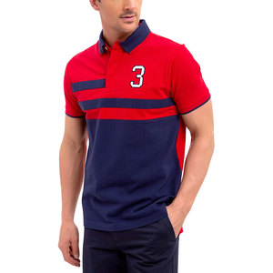 เสื้อโปโลชายสำหรับกอล์ฟ  แบบไม่มีลาย  สามารถสกรีนโลโก้ได้  ผลิตจากผ้าฝ้าย 100%  เป็นมิตรต่อสิ่งแวดล้อม  ใส่สบาย  ทรงหลวม  เสื้อโปโลชายสำหรับเล่นกอล์ฟ - Product Image 1