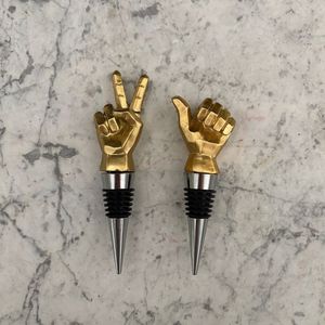 Bouchon de bouteille en métal au design moderne avec joint en caoutchouc, anti-fuite, pour accessoires de cuisine et fournitures de fête - Product Image 1