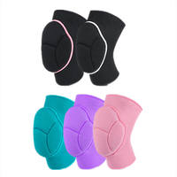 Nouvelles protections de genoux améliorées antidérapantes avec rembourrage épais, pour pole dance, avec grip en gel et silicone adhésif