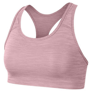 Women Crisscross Straps Racerback Sports Bra Solid Color Ribbed V-neck Breathable Spandex Polyester Front Activewear Yoga <b>Top</b> - Product Image 1