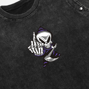 Camisetas de Hombre de Gran Tamaño, Diseño Nuevo, Calidad Premium, Estilo Urbano, Vintage, Lavadas, Holgadas, de Algodón, Cuello Tejido, Manga Corta, Felpa - Product Image 2