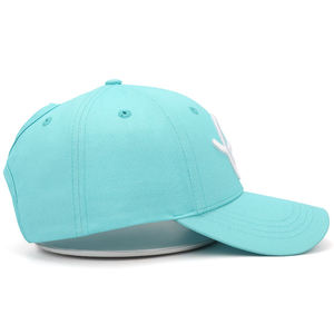 <b>Black</b> 6-Panel Baseball Cap With White Logo Embroidery Front Adjustable Fit For Men Casual Wear 100% Cotton Four Seasons - Product Image 6