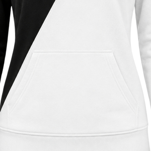 Women Custom 2 Panel Cross Pullover Hoodie <b>Without</b> Drawstring Soft Warm Fleece <b>Sweatshirt</b> Fashion Apparel Wholesale - Product Image 5