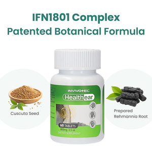 [invivotec] Healthear Auditory Wellness Supplement IFN1801, Complejo de Suplementos Dietéticos para el Apoyo a la Salud Auditiva en Tabletas - Product Image 2