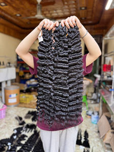 ผมลอนพิกซี่แบบพม่าแบบไม่ผ่านกระบวนการขายส่ง สำหรับผมเวียดนามแท้แบบเป็นมัด  ผู้จำหน่ายต่อผมแท้แบบเป็นมัด - Product Image 2