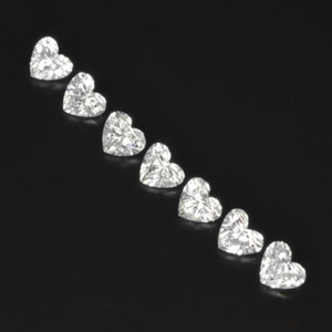 SHRAMAN DIAMOND 1 Carat 7pcs Pack VS-Si Heart Shape Excellent Cut Lab Grown F Brilliant Synthetic Diamonds Loose Wholesale India - Product Image 3