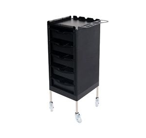 Chariot de rangement multifonctionnel moderne en acier inoxydable pour salon de coiffure, avec conception robuste pour usage commercial - Product Image 1